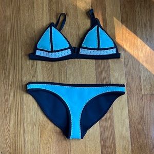 Blue Triangl bikini